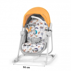 Шезлонг-гойдалка 5 в 1 Kinderkraft Unimo Forest Yellow